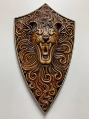 Силиконовый молд № 446 Щит Лев -2