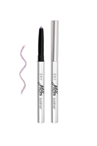 LavelleCollection Тени-карандаш Glitter eyeliner 2in1 тон 02 sparkling violet