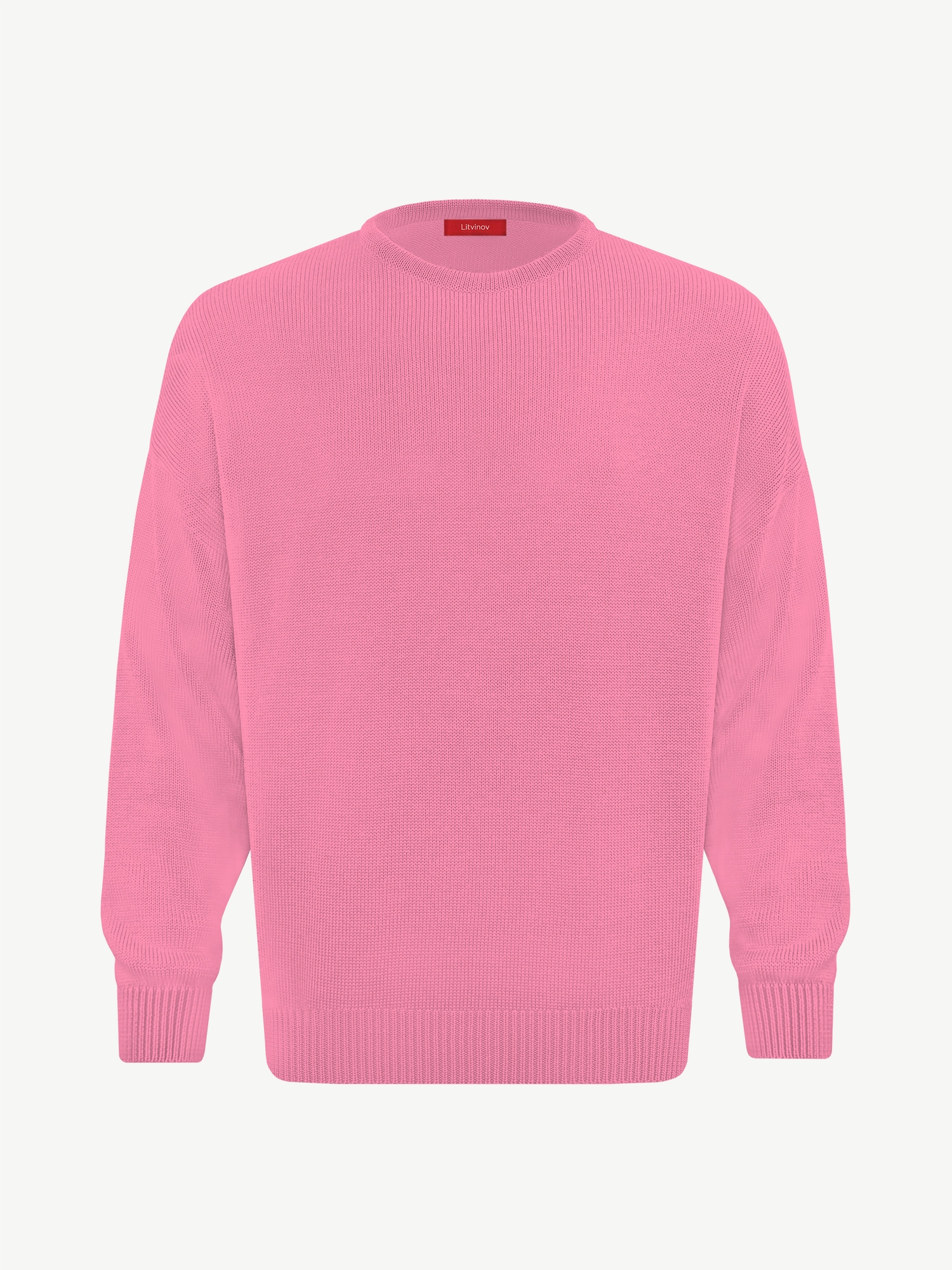 Джемпер оверсайз из экохлопка