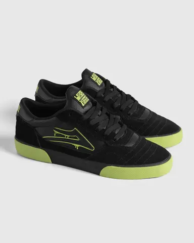 Кеды Lakai Cambridge x Haze Wheels: Acid Lime Black Crystal (Q4-25)