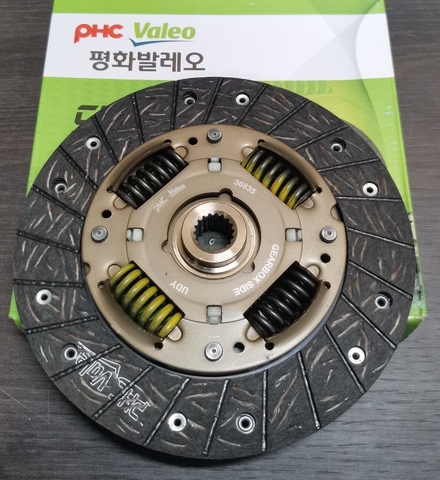 ДИСК СЦЕПЛЕНИЯ AVEO 1.2 DOHC PHC VALEO 96652654/DW-59/36835 190мм