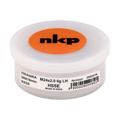 Плашка М24х2,0 DINEN22568 (LH-Левая) HSSE 6g 55х16мм NKP 294241N