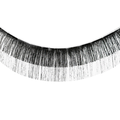 Занавес-бахрома, Черный/Серебро, 35см*1,18м (В*Ш)