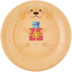 Тарелки, Милые собачки, 18 см, 6 шт.