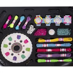 
          Набор для создания украшений-бисер Alingar, 340х255х50мм, "Часы 2",часы, 4 смен. блока, станок, замки, мулине, шнуры, бисер, карт. уп.