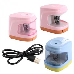 Точилка электрическая Alingar. 1 отверстие, пластиковый корпус, шнур USB type-c, цвет ассорти, 73*100*100 мм