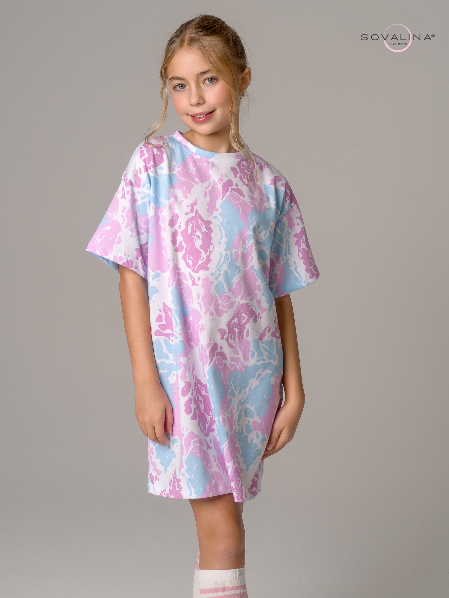 Платье Teen розовая буря