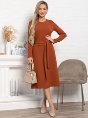 Платье Парижанка НЬЮ (терракотовое) П15067-10М LT Collection