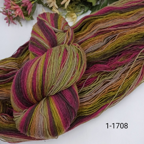 Дундага 6/1 шерсть секционного окрашивания 01-1708 420м/100гр