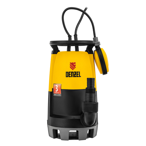 Дренажный насос для чистой и грязной воды DP-450S, 450 Вт, напор 6 м, 12000 л/ч Denzel