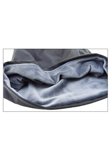 Картинка шапка-бини Skully Wear DDM-331 Black-Plush - 7