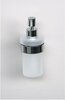 Aquanet 5681-1 5681-1 Дозатор для мыла стекло с держателем Aquanet, хром (187066)