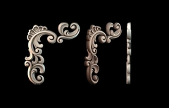 Силиконовый молд № 89 Уголок