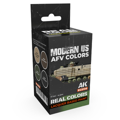 Набор красок AK Interactive Real Colors - Modern US AFV Colors