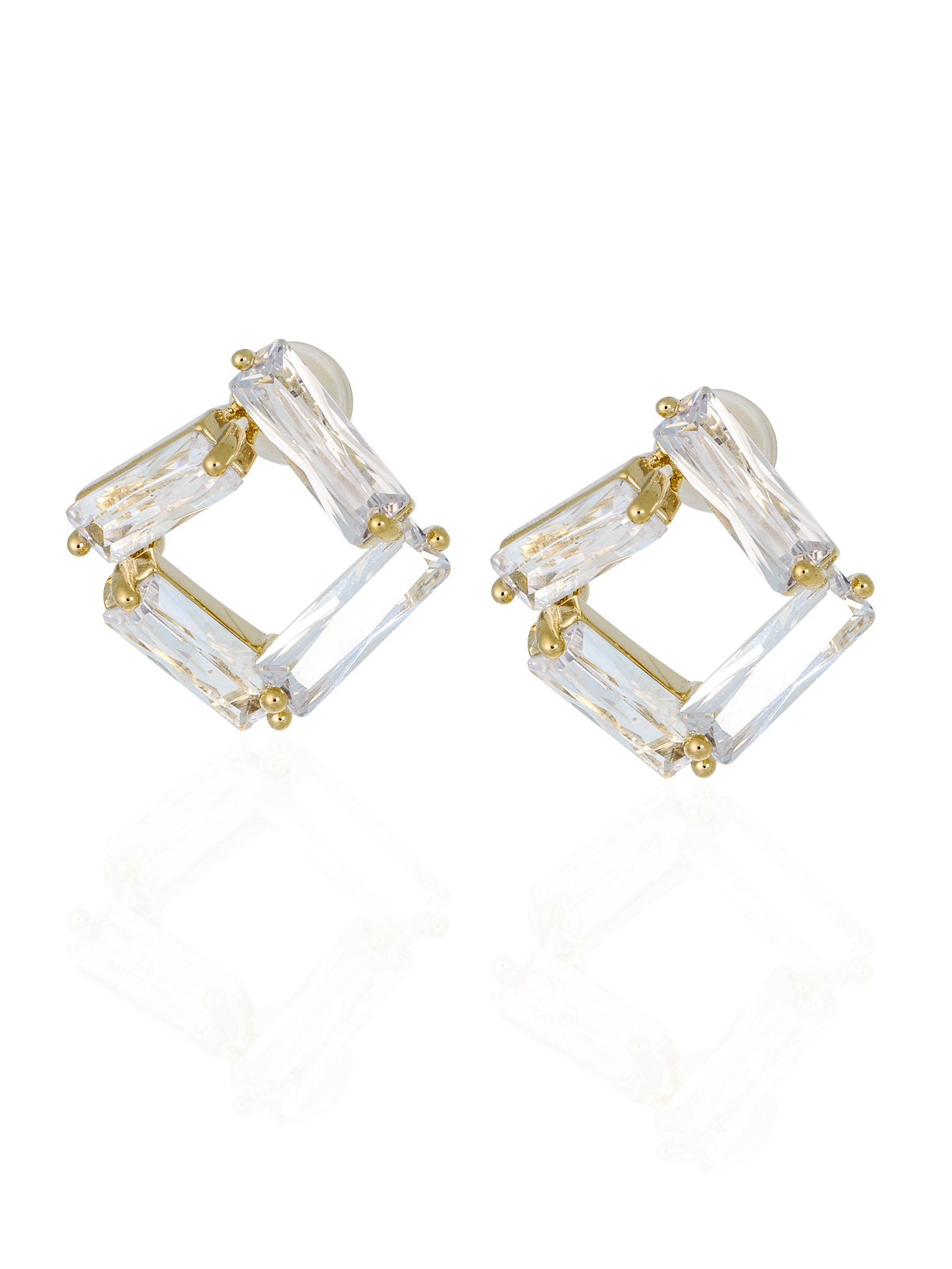 Серьги с кристаллами