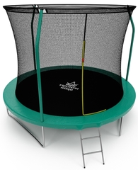Батут Триумф Норд Альтерна 305 см с защитной сеткой и лестницей