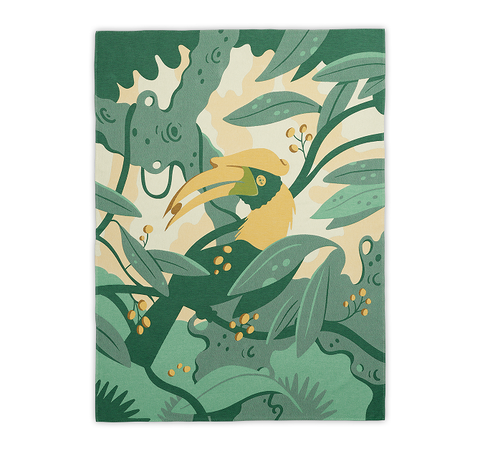 Полотенце пляжное 140х190см Leitner Leinen Toucan