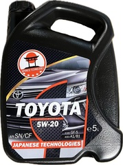 АГРИНОЛ TOYOTA 5W20 SN/CF 5л. синт.