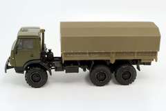 KAMAZ-4310 flatbed truck with awning khaki Elecon 1:43 used