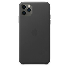 Чехол для телефона Apple iPhone 11 Pro Max Leather Case Black (MX0E2ZM/A)