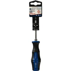 Отвертка ударная КОБАЛЬТ Ultra Grip PH-1x75 мм S2, двухкомпонентная рукоятка подве (646-584)