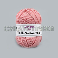 Milk Cotton Yarn 48 пыльная роза
