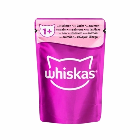 Корм WHISKAS желе Лосось 85 г м/у ПОЛЬША