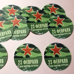 Кружочки из вафельной бумаги 