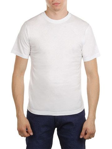 5105-5 футболка мужская, белая