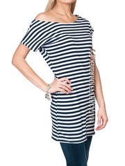 Туника в морском стиле - Магазин тельняшек.ру 8-800-700-93-18Тельняшка-туника с обычной полосой в Магазине тельняшек