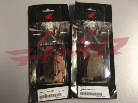 Honda Колодки тормозные передние TRX500 08-14 TRX 680 08-18 левые 06451-HP0-A02 аналоги 06451-HP0-A01 06451-HP0-A00