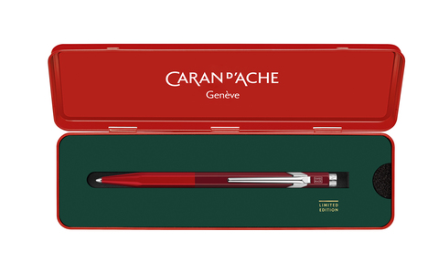 Ручка шариковая Caran d’Ache 849  Wonder Forest LE 2021, Red CT(CC0849.121)