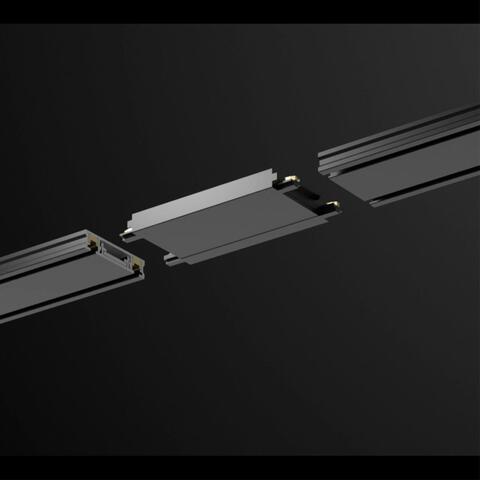 135216 SHINO NT23 000 белый Соединитель с токопроводом прямой для низковольтного шинопровода IP20 48V SMAL