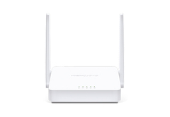 Mercusys MW300D Роутер ADSL2+, 2.4 ГГц, N300, входной интерфейс: 10/100BASE-TX/ADSL, 3 порта 10/100Base-TX, 2 внешние an