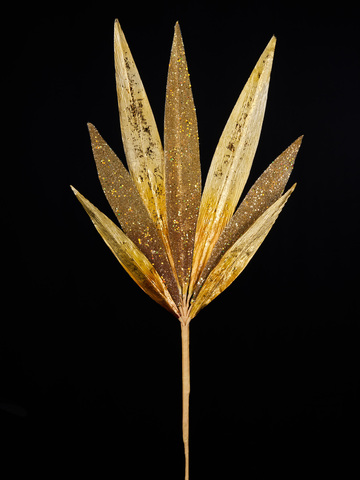 Веточка пальмы 41х107см ChristmasDeLuxe золото
