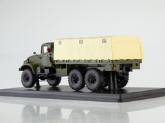 KRAZ-214 flatbed truck with awning khaki-beige 1:43 Start Scale Models (SSM)