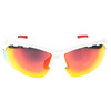 Очки солнцезащитные 2K S-18007-B (белый глянец / чёрно-красный revo)
