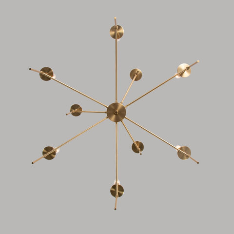 Потолочная люстра Eurosvet Anders 60142/9 латунь