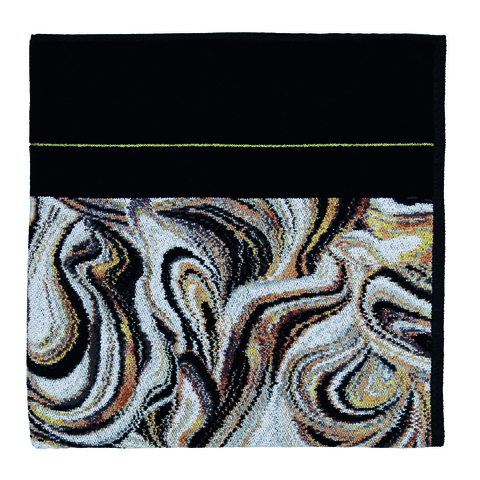 Полотенце 75x150 Feiler Murano Nero 010 schwarz черное