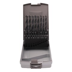 Набор сверл по металлу 1-10мм 19шт DIN338 HSS-R 118° (пл. кейс) Ruko 205212RO