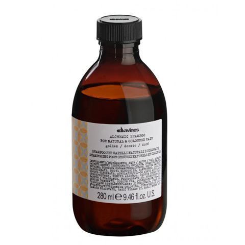 Davines ALCHEMIC: Оттеночный шампунь для натуральных и окрашенных волос, золотой (Shampoo For Natural And Coloured Hair (golden))