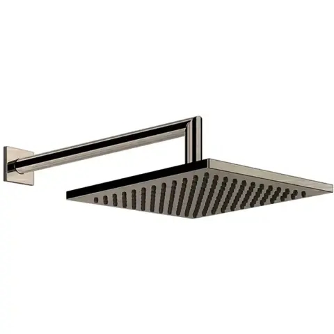 Gessi 47286#149 Gessi Emporio Emporio shower Душевая головка для настенного крепления, поворотная, с защитой от известкового налёта, цвет: Finox Brushed Nickel