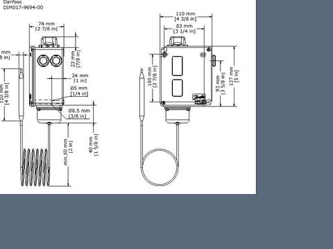 Термостат регулируемый RT15 Danfoss 017-511566