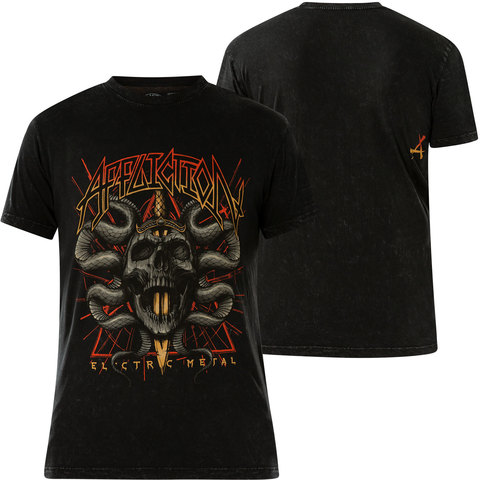 Affliction | Футболка мужская Affliction Electric Metal A22406 перед и спина