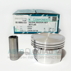 ПОРШЕНЬ STD SPECTRA 1,6 DOHC S6D TEIKIN 78,0 1,2-1,2-2,5 (+ПАЛЕЦ)