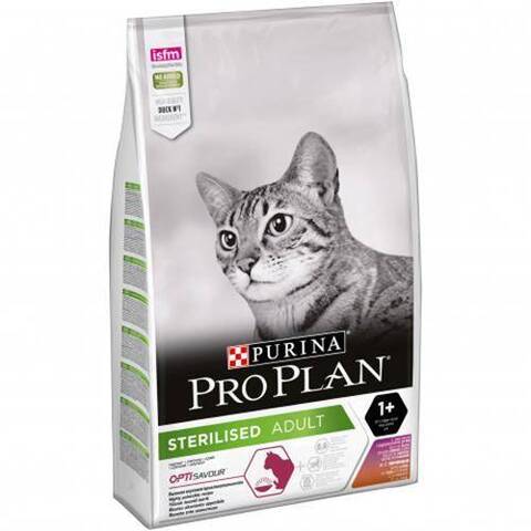 ПРОМО! Pro Plan сухой корм для стерилизованных кошек (утка, печень) 1,5кг+400г