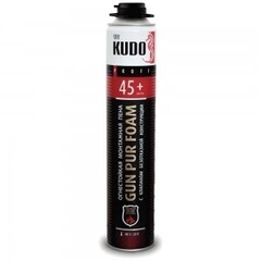 Пена полиуретановая монтажная профессиональная, огнестойкая всесезонная PROFF 45 FIREPROOF, 750мл