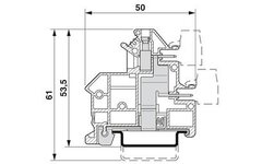 UKK 3-MSTB-5,08-PE-Двухъярусные клеммы