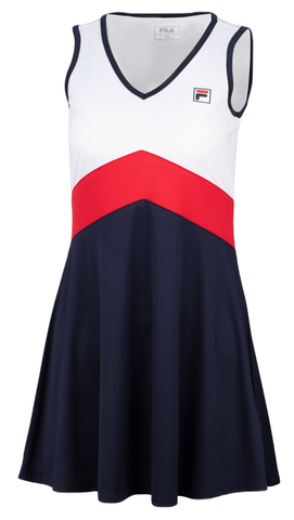 Теннисное платье Fila Dress Gloria - white/navy