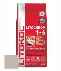 Затирка цементная Litokol Litochrom 1-6 C.20 светло-серая